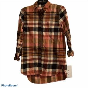 Madewell Ex-Boyfriend Shirt in Seconda Plaid